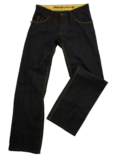 Raw Dark Wash Denim Libre Jeans