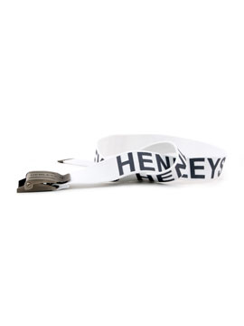 White Sheen Canvas Belt