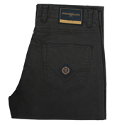 Navy Straight Leg Jeans - 32` Leg