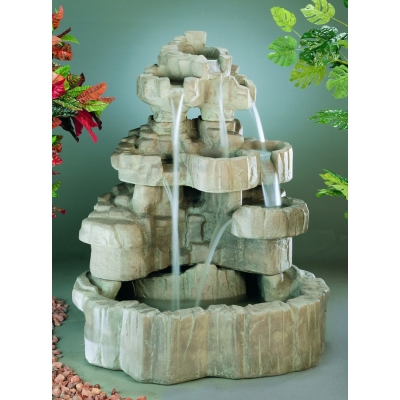 Henri Studios Large Rock Falls Fountain