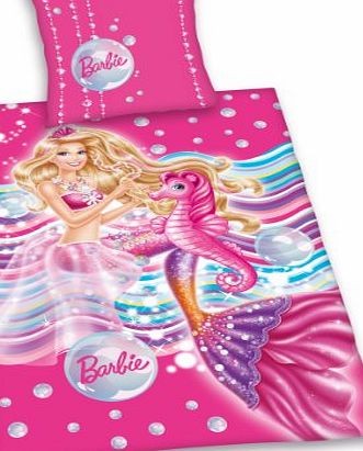 Herding 441045050412 Barbie Bedding Set Pillow Case Cover: 80 x 80 CM and Duvet Cover 135 x 200 CM 100 Cotton Renforce