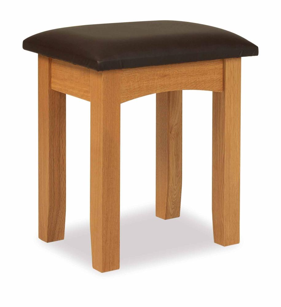 Oak Console Dressing Table Stool