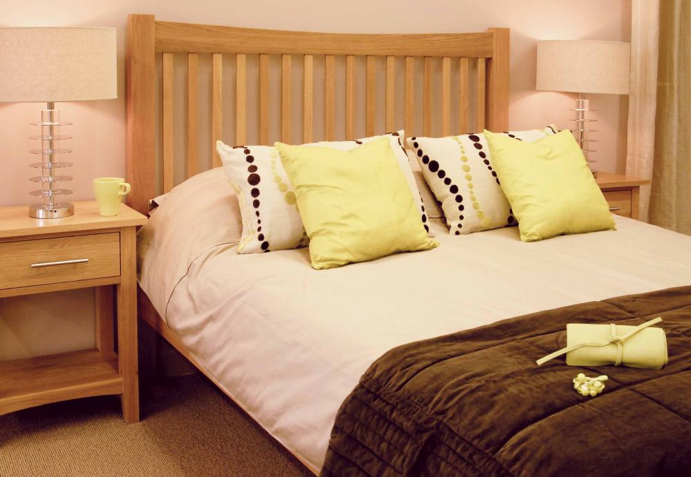 Oak Double Bed - Solid Oak