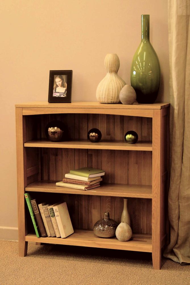 hereford Oak Medium Bookcase - 3ft x 3ft