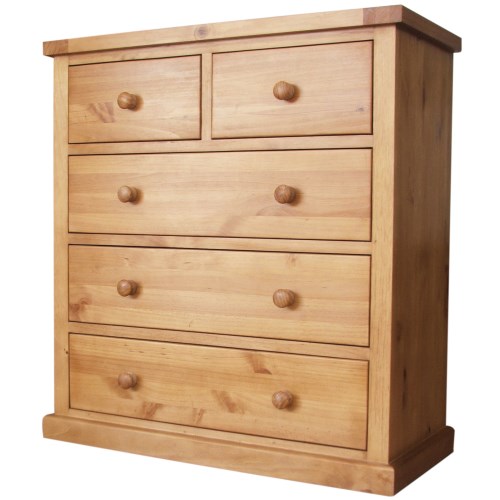 Chunky Pine 2 + 3 Drawer Chest