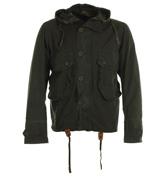 Green Longline Parka