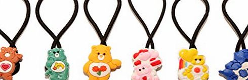 Hermes 6 pcs Care Bears Set of Elastic Hair Bands Hairband Hairbands Ponytail Holders