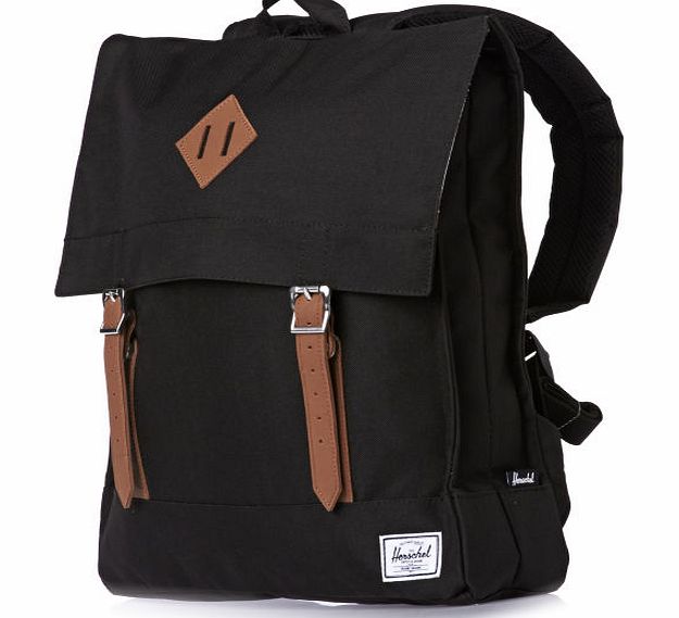 Herschel Survey Backpack - Black/tan Pu