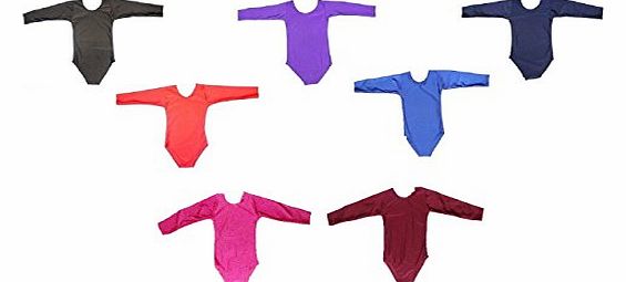 Hi-Co School Sport Dance or Gymnastics Leotard (7-8 Years, Fuchsia Pink)