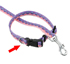 Hi-Craft ARGYLE DESIGNER PINK ADJUSTABLE COLLAR