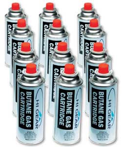 Hi Gear Gas Cartridges Pack of 12