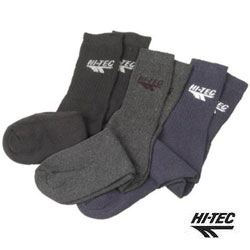 Hi-Tec Cotton Rich Golf Socks 3pk