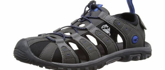 Hi-Tec Mens Shore Athletic and Outdoor Sandals O002567/054/01 Charcoal/Grey/Blue 9 UK, 43 EU