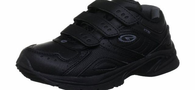 Hi-Tec Xt115 Ez Jnr Black/Charcoal Sports A001721-01 2 UK Junior, 34 EU, 3 US