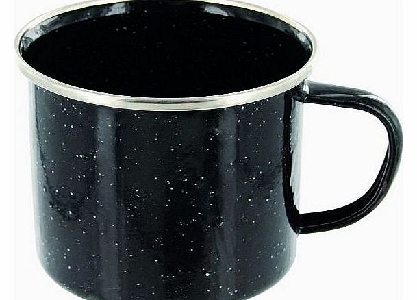 Highlander Deluxe Enamel Mug - Black