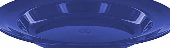 Highlander Plastic 22cm Deep Plate - Blue