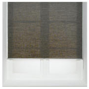 Raffia Roller Blind, Chocolate 180cm