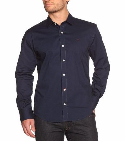 Hilfiger Denim Sabim Shirt Longsleeve KIR409 Mens Shirt Peacoat X-Large