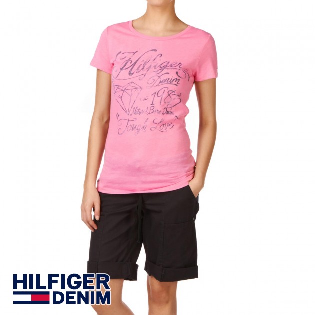 Womens Tommy Hilfiger Lala T-Shirt - Chateau Rose