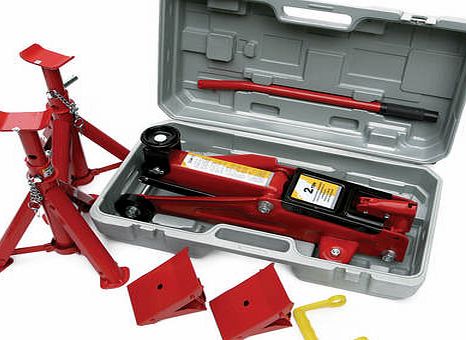 Hilka 2 Tonne Trolley Jack Kit in Case