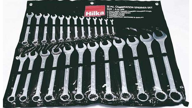 Hilka 25 Piece Combination Metric Spanners