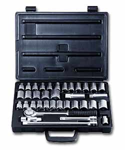 Hilka 36 Piece Heavy-Duty 1/2in Drive Socket Set