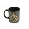 Mug - Gold Heartagram (Black)