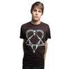 T-shirt - Bone Heartagram (Black)