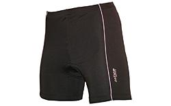 Fast wicking Drylete AC fabricFive inch inseamContrast pipingFlocked Hind active logo