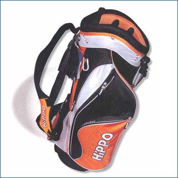 H200 DUAL-STRAP LIGHTWEIGHT STAND BAG BLK/SLVR/RED