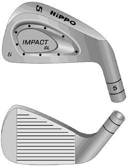 Hippo Impact SL Irons Steel 3-SW