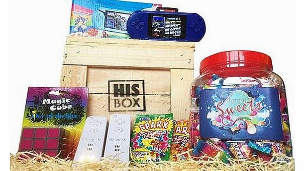 HisBox Retro Gamers Man Gift Crates