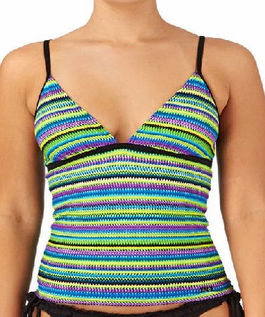 Hive Swimwear Womens Hive Swimwear Delirium Blue Tankini Top