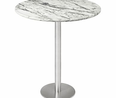 Ingrid Marble Bar Tables, Carrara