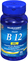 and Barrett Vitamin B12 25ug 100