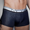 HOM black addict reptile maxi boxer brief