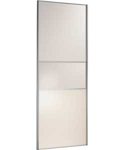 White Fineline Sliding Wardrobe Door - 36``/91.4cm