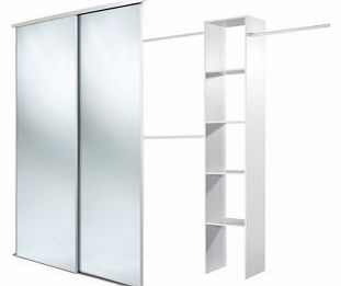 Traditional White Sliding Wardrobe