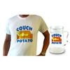 r freezer mug and t-shirt: Large white