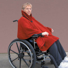 Contoured Wheelchair Shawl