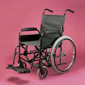 Folding Steel Wheelchair Self