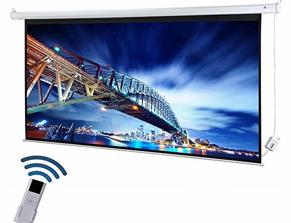 120`` 16:9 HD/3D Electric Motorised Projector Screen + Remote Control