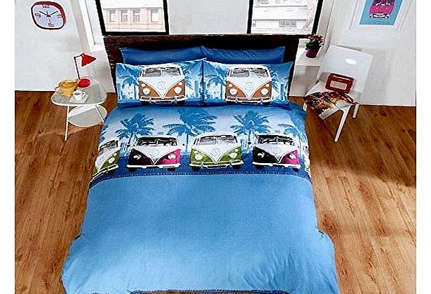 Homespace Direct Camper Van Single Duvet Quilt Cover 