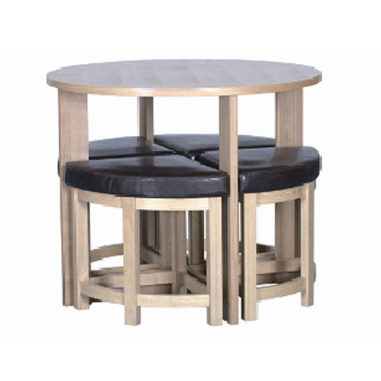 Hometime Quadrant Circular Dining Set