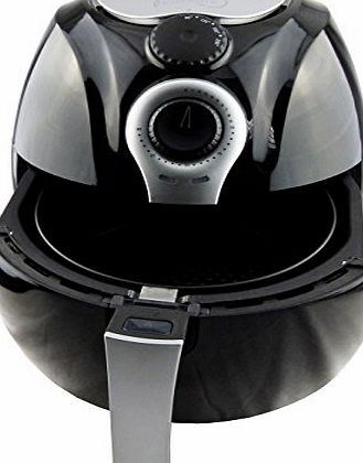 Hometric Air Fryer Deep Fat Free Frying Healthy No Oil Black Kitchen Cooker 1500W