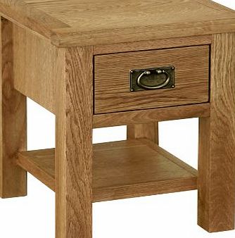 Salisbury Oak Light Lamp Table