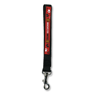 Man Utd Dog Lead - Black/Red