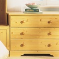 HOMEWORTHY FURNITURE 3-drawer wide chest