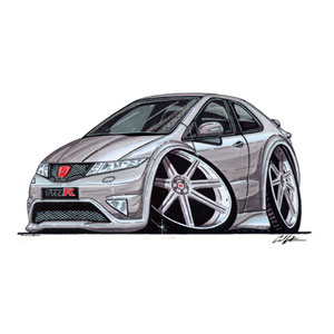 Civic Type R - Silver Kids T-shirt