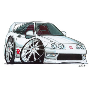 Integra Type R - White Kids T-shirt